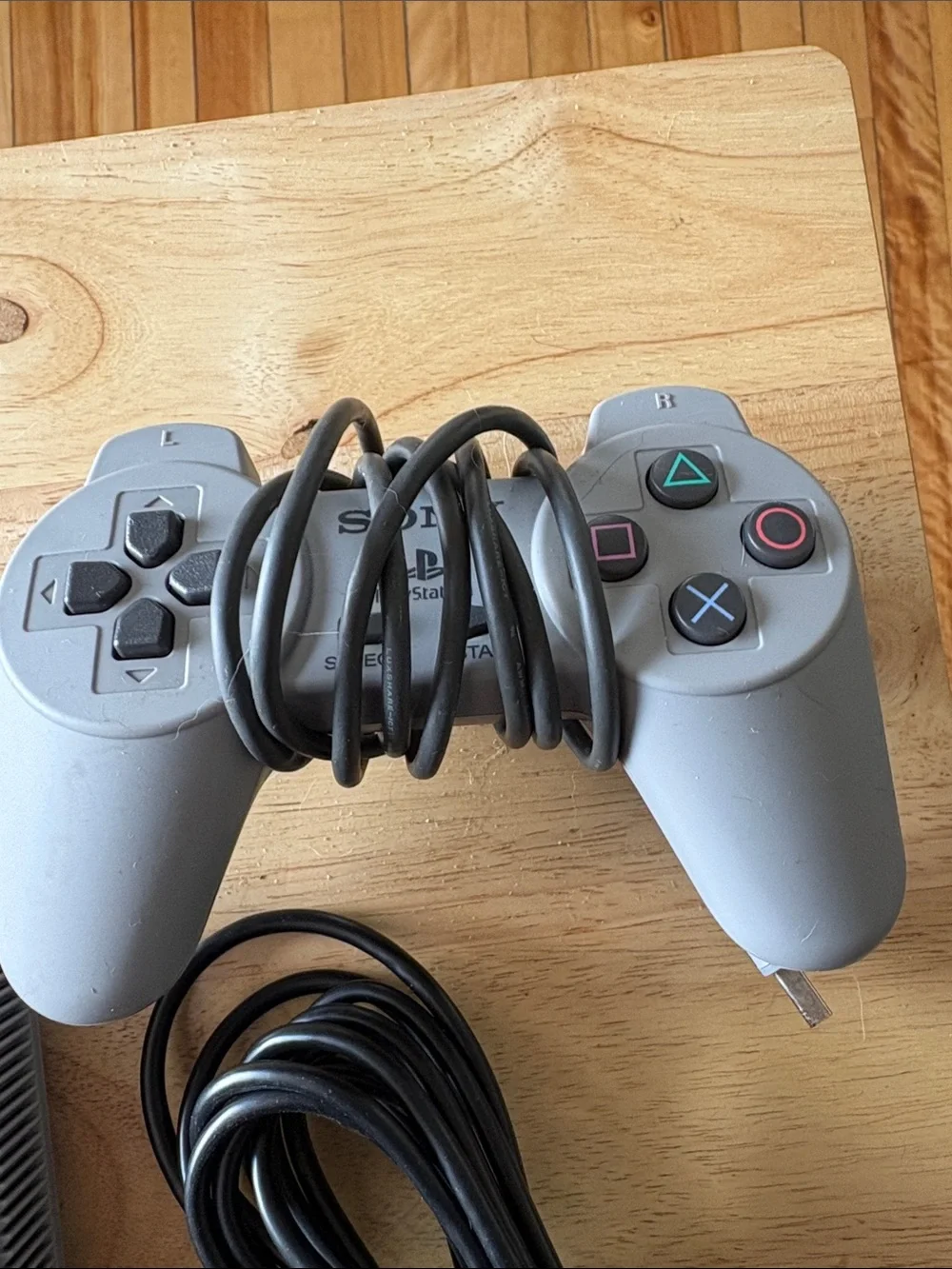 Sony PlayStation Classic Console with Gray Wired Controllers 20-preloaded games